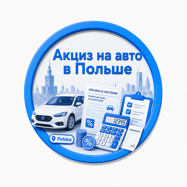 Акциз на авто в Польше — помощь с оформлением документов