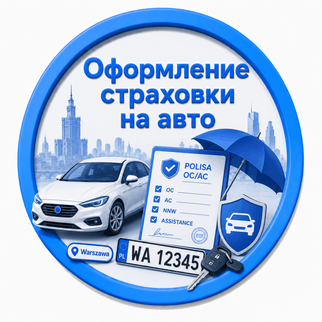 Оформление страховки на авто в Польше — помощь с документами
